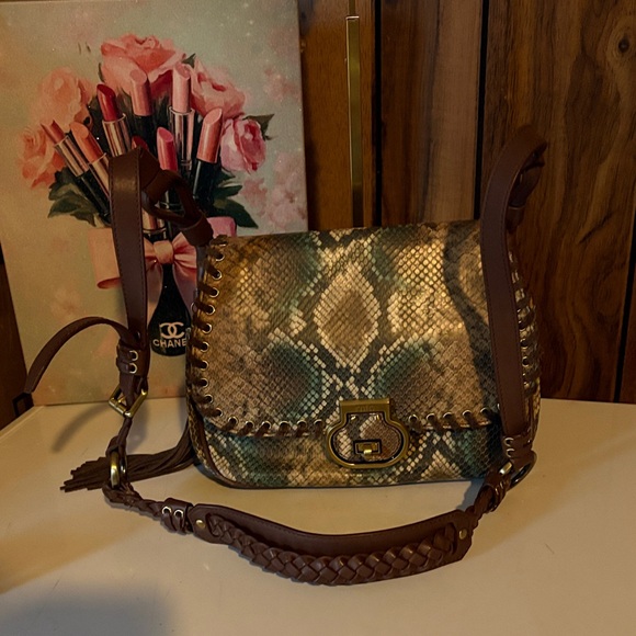 Rafe Brown and Green Crossbody Bag - Picture 10 of 14
